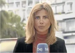  ?? SERVICIO ESPECIAL ?? Belén Lorente, zaragozana y correspons­al de TVE.