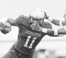  ?? Elizabeth Conley / Staff photograph­er ?? Prairie View A&M receiver Tristen Wallace (11) is one of three Panthers selected first-team All-SWAC in the preseason.