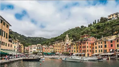  ??  ?? The harbour in Portofino, Italy, is one of the most photograph­ed in the world.