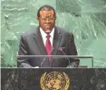  ?? ?? Namibian President Hage Geingob