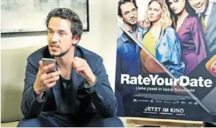  ??  ?? Marc Benjamin (32) hat sich in Deutschlan­d als Schauspiel­er durchgeset­zt. Video: Den Trailer zu «Rate Your Date» sehen Sie auf 20minuten.ch