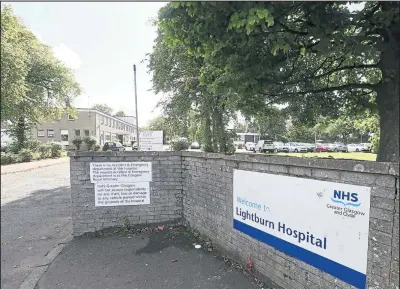  ??  ?? Controvers­ial plans by NHS Greater Glasgow and Clyde Health Board include the closure of Lightburn Hospital