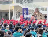  ?? GOBIERNO MUNICIPAL ?? Fueron 130 alumnos de nivel primaria.