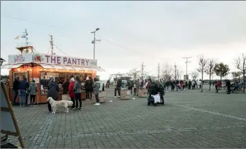  ??  ?? Outside trading on Wexford Quay proved popular last year.