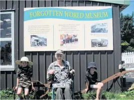  ?? Photo / Supplied ?? Murray McCartie, and Reece and Tyler Robins share a birthday, albeit a few decades apart.