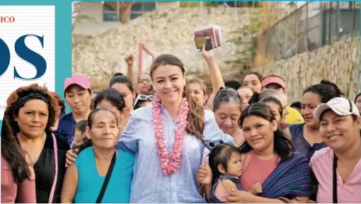  ?? ?? CHAPULINEO. Sasil de León ha sido parte de las filas del PVEM, el PES y ahora de Morena.