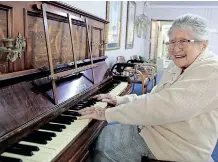  ?? News Agency (ANA) | SHELLEY KJONSTAD African ?? RUTH Hall has her fingers on the keys at the age of 105.