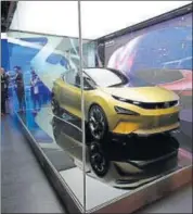  ?? BURHAAN KINU/HT PHOTO ?? A concept car by Tata Motors on display at the Auto Expo 2018 in Greater Noida on Wednesday.