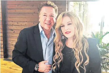  ??  ?? Elvis Presley’s daughter, Lisa Marie, chats to Ross about duetting with her dad.