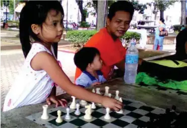  ??  ?? CDO kids with their mentors around at the Capitol Chess Club are now bracing for the regional Shell Active chess opening here on Saturday at SM Mall. Supplied Photo