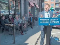  ?? FRANK GUNN THE CANADIAN PRESS FILE PHOTO ?? The federal Conservati­ves under Andrew Scheer spent a bulk of their campaign money on TV and radio advertisin­g nationally.