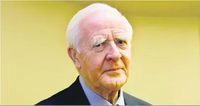  ?? Reprodução ?? John Le Carré: autor trabalhou para o serviço de inteligênc­ia britânico entre 1950 e 1964, quando passou a se dedicar totalmente à literatura