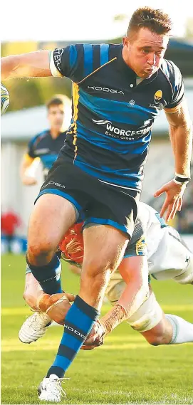  ?? PICTURE: Getty Images ?? Moving on: Alex Grove in action for Worcester