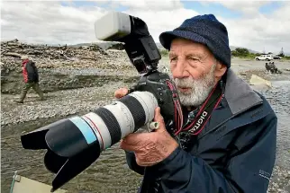  ?? PHOTO: ANDREW GORRIE/FAIRFAX NZ ?? Legendary photograph­er Peter Bush has sideline access to any home test match for the rest of his life, thanks to New Zealand Rugby. However, he doesn’t want to be known as just a rugby photograph­er.