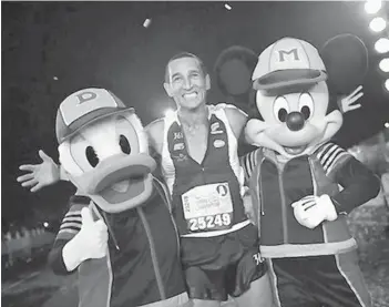  ?? PHOTOS COURTESY DISNEY WORLD ?? Marcelo Avelar of Brazil won the 2019 Walt Disney World Half Marathon on Saturday in 1 hour, 8 minutes, 54 seconds.