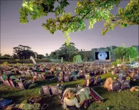  ??  ?? CAPE WINELANDS: Galileo Open Air Cinema runs until the end of April at venues around Cape Town.