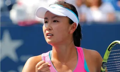  ?? Photograph: Monika Graff/UPI/Rex/Shuttersto­ck ?? Peng Shuai has not been heard from publicly since making allegation­s of sexual assault against China’s former vice-premier in a post on the social media platform Weibo two weeks ago.