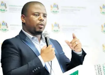  ?? ?? KZN Cogta MEC Sipho Hlomuka