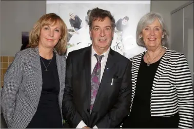  ??  ?? Claire O’Rourke and Sean Mythen (Wexford Chamber Skillnet) and Madeleine Quirke (CEO, Wexford Chamber).