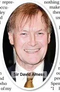  ?? ?? Sir David Amess