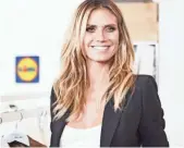  ?? LIDL ?? Ex-supermodel Heidi Klum is designing a fashion line for German discount grocery chain Lidl, which opens its first U.S. stores next week.