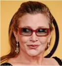  ??  ?? Heart attack: Carrie Fisher