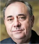  ??  ?? Defiant: Alex Salmond