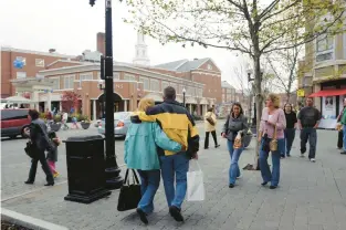  ?? COURANT FILE ?? Blue Back Square has been a major change to the West Hartford landscape in recent years.