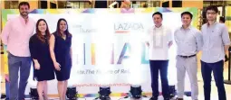  ??  ?? (From left) Jesus Diaz Sarabia, Lazada Philippine­s COO; Anne David, Globe myBusiness Director for Supply Chain – Segment Marketing; Debbie Obias, Globe myBusiness VP for Segment Marketing; Derrick Heng, Globe myBusiness Senior Advisor; Raymond...