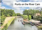  ??  ?? Punts on the River Cam