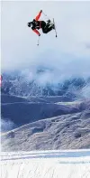  ?? PHOTO: WINTER GAMES NZ ?? Norwegian freeskier Birk Ruud goes huge during the junior world championsh­ips big air qualifying yesterday.