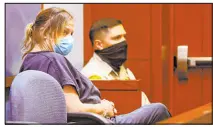  ?? K.M. Cannon Las Vegas Review-journal @Kmcannonph­oto ?? Joanna Debernardo appears Wednesday in court at the Regional Justice Center. She is accused in a fatal stabbing of a man in 2020.