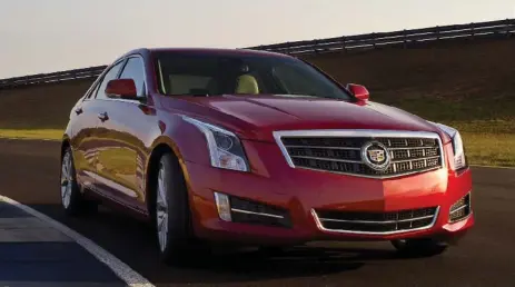  ??  ?? After winning the North American Car of the Year prize in Detroit, the 2013 Cadillac ATS is nominated for AJAC’s Best New Design award.