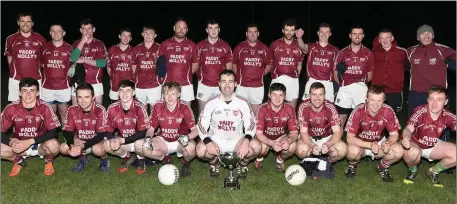 ??  ?? Rockchapel delighted to win the Duhallow Nevin Cup Group 2 Final. Photo by John Tarrant