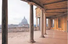  ?? FOTO: DMP ?? Fotografie des Münchner Foto- und Videokünst­lers Christoph Brech zeigt die „Terrasse über dem Nicchione: Blick auf St. Peter“(2015).