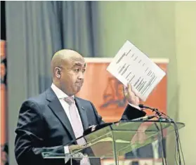  ?? Photo: Alon Skuy/Gallo Images/The Times ?? Memo to Shaun Abrahams: We’ve compiled a cut-out-and-keep charge sheet for your convenienc­e.