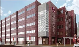  ?? COURTESY OF ALVERNIA UNIVERSITY ?? A rendering of the Alvernia University’s downtown Reading campus.