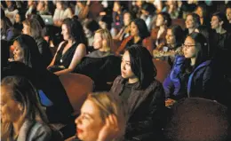  ??  ?? Nearly 1,000 female founders and aspiring entreprene­urs attended the conference. Some speakers took on sexual harassment in Silicon Valley.