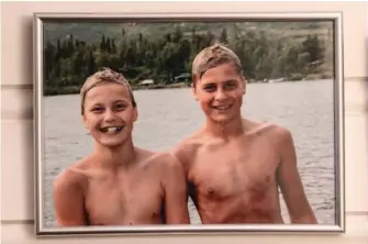  ?? ?? Torstein og Eivind hang sammen som erteris da de vokste opp.