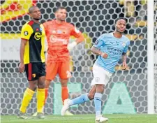  ??  ?? Raheem Sterling grabbed a brace for Man City.