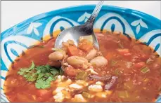  ?? Pam Panchak / Tribune News Service ?? Fasolada is a Greek soup of dry white beans, olive oil and vegetables.