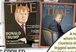  ??  ?? Donald Trump wrecked your Thanksgivi­ng. No matter how good a time you think you had, rest assured you were miserable. Two egghead researcher­s took data from SafeGraph, which tracks all our movements through our phones, and determined we spend less time...