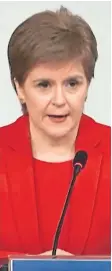  ??  ?? IN SPOTLIGHT: First Minister Nicola Sturgeon was questioned in depth by a Scottish Government committee following allegation­s she breached the Ministeria­l Code over meetings in 2018.