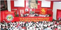  ??  ?? Política. Un momento durante la celebració­n ayer del “V Congreso Joaquín Balaguer”, del Partido Reformista Social Cristiano.