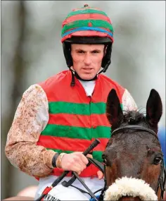  ??  ?? Seán Flanagan is in a race against time to be fit for the Cheltenham Festival after suffering a fractured jaw.