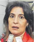  ??  ?? Victoria Acuña, fiscala que tiene a su cargo la investigac­ión del presunto millonario perjuicio a la Gobernació­n de Caazapá.