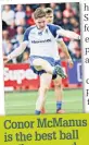  ??  ?? Conor Mcmanus is the best ball striker around