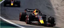  ?? ?? There was friction between Verstappen and Perez...