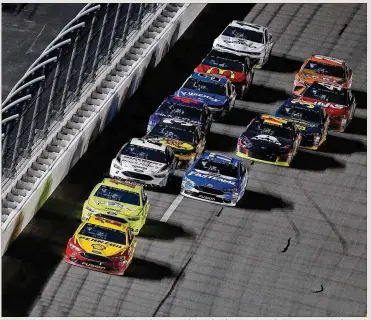  ?? BRIAN LAWDERMILK / GETTY IMAGES ?? The Monster Energy NASCAR Cup Series opened its season this weekend at Daytona with uncertaint­y in its title: Monster Energy has stayed quiet on any plans to underwrite the series beyond this year.