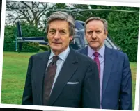  ??  ?? Neil Dudgeon with Nigel Havers (above) and (left) Tom Chambers with Natalie Gumede